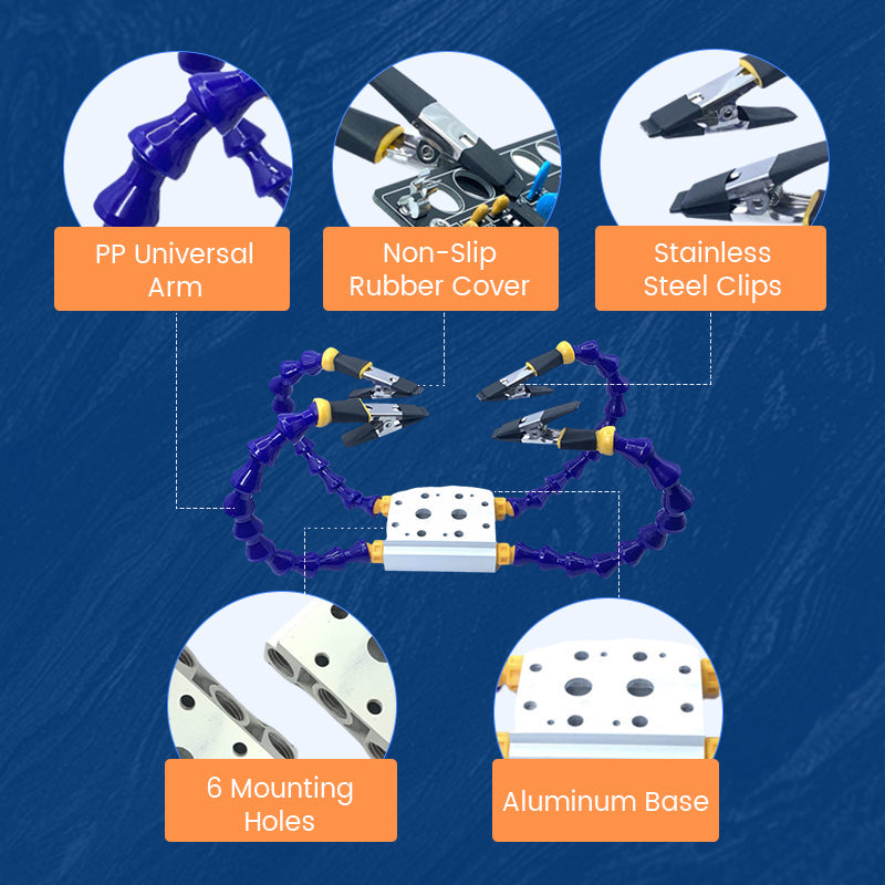 SolderArm™ | Moeiteloos soldeerwerk met extra helpende handen!