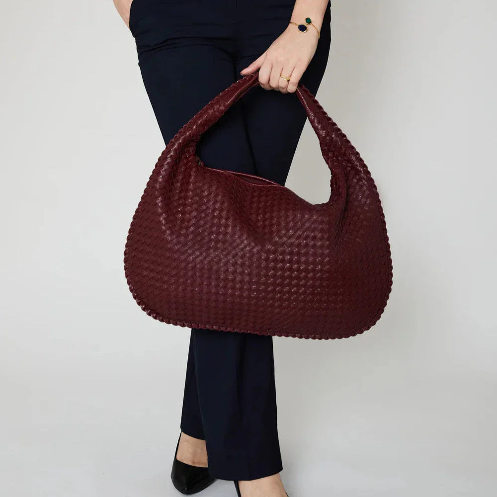 LuxeBag™ | Geweven Lederen Schoudertas