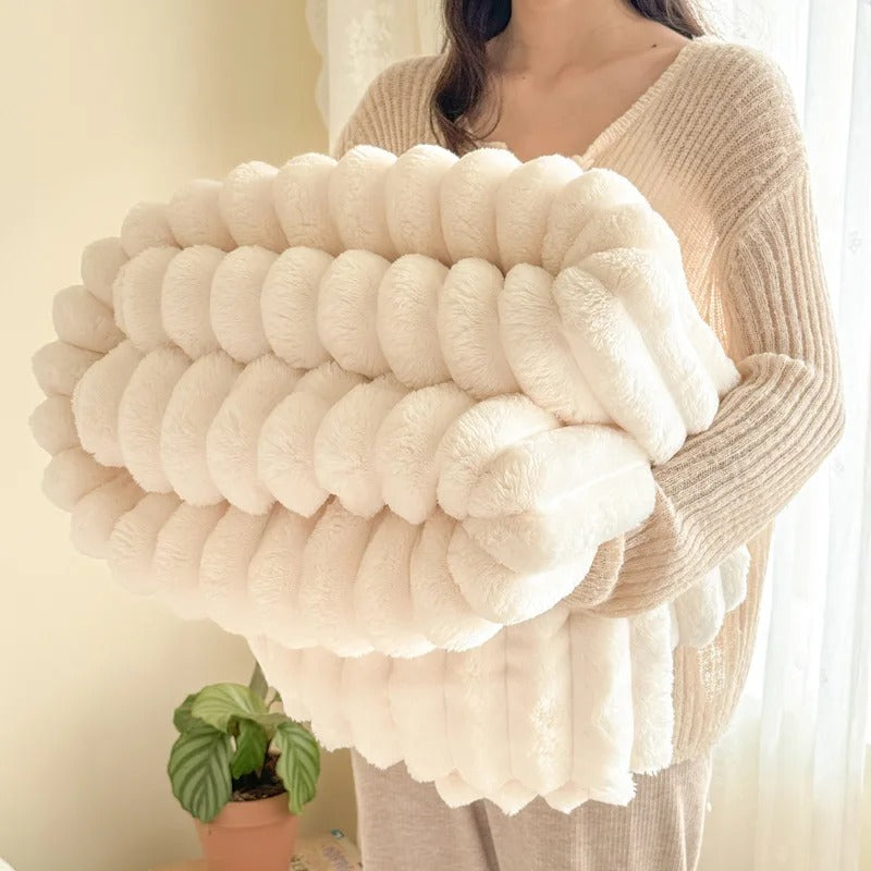 FluffyWrap⢠| Knusse lakenhoes - pluche deken