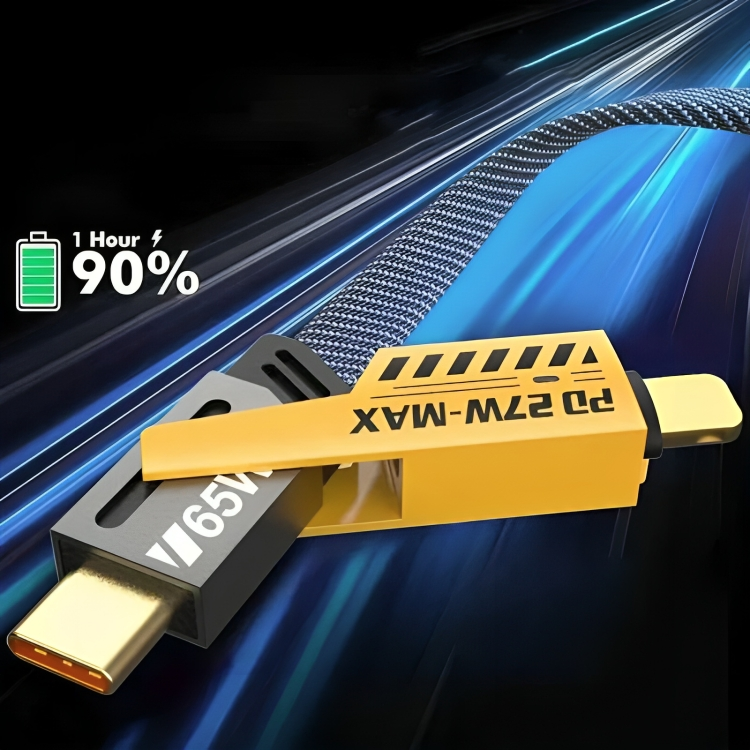 1 + 1 GRATIS VANDAAG | FusionCord⢠| 4-in-1 snellaadkabel 65W