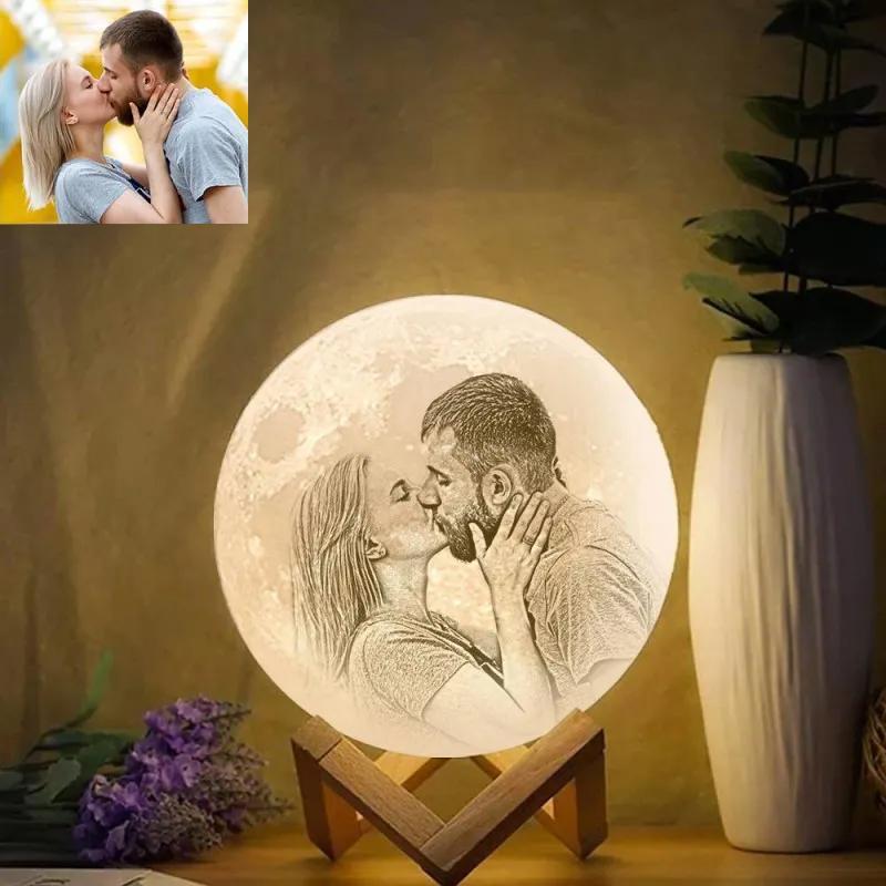 LunaMemoir™ | Gepersonaliseerde 3D maanlamp