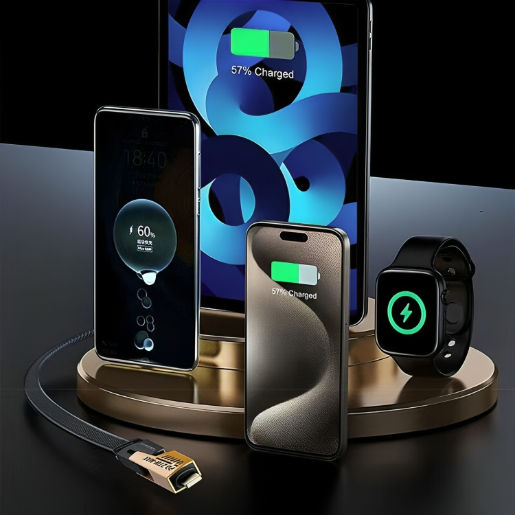 1 + 1 GRATIS VANDAAG | FusionCord⢠| 4-in-1 snellaadkabel 65W