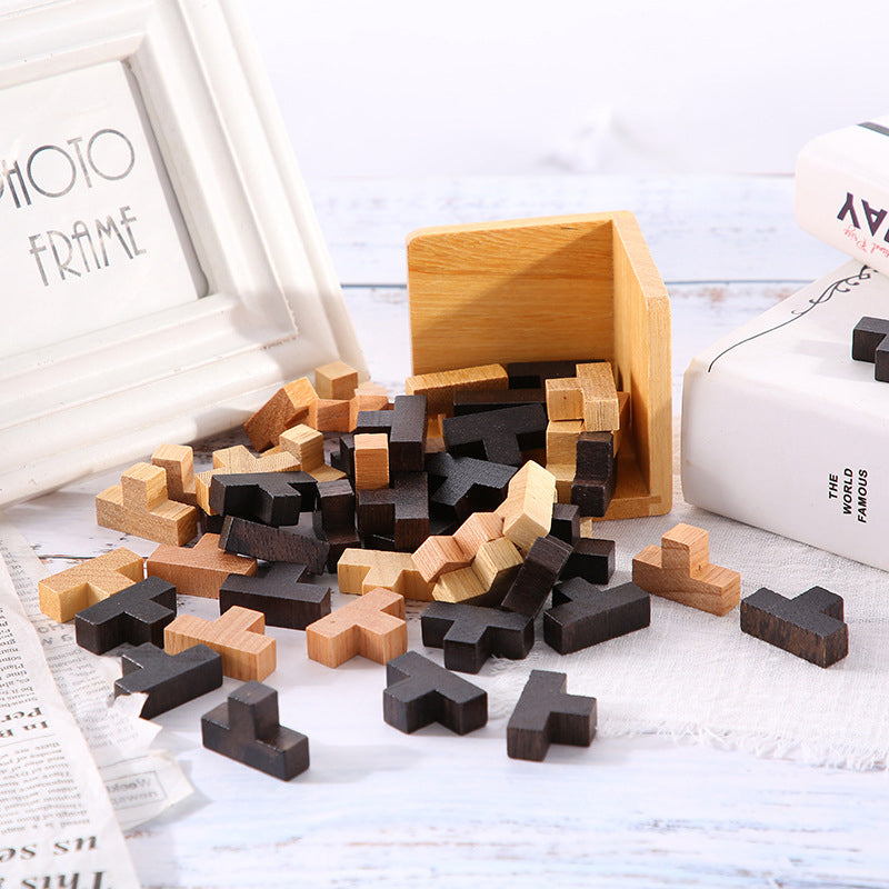 TIJDELIJK 50% KORTING | MindMaze⢠| 3D intelligent houten puzzelspel