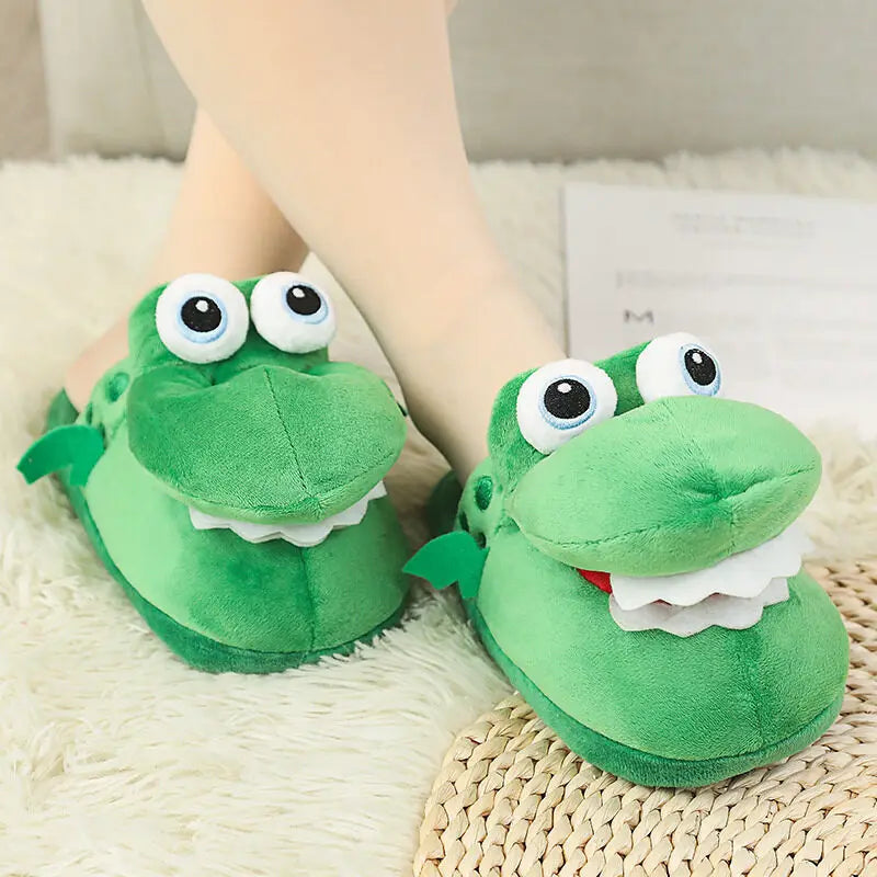 SnapSteps⢠| Grappige krokodillenslippers voor dames