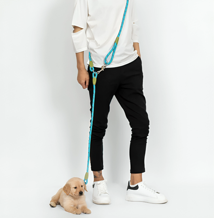 PawVentures⢠| Premium handenvrije hondenriem