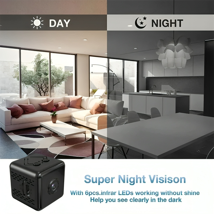 SpyLens⢠| Mini draadloze bewakingscamera 4K