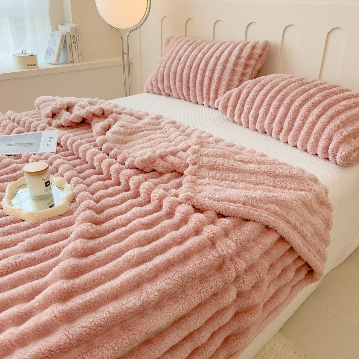 FluffyWrap⢠| Knusse lakenhoes - pluche deken