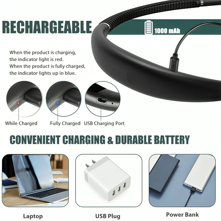 TIJDELIJK 50% KORTING | FlexiBeam™ | Flexibele handsfree LED-halslamp Leeslamp