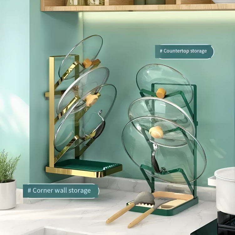 LidStack⢠| Drietraps keukendekselhouder