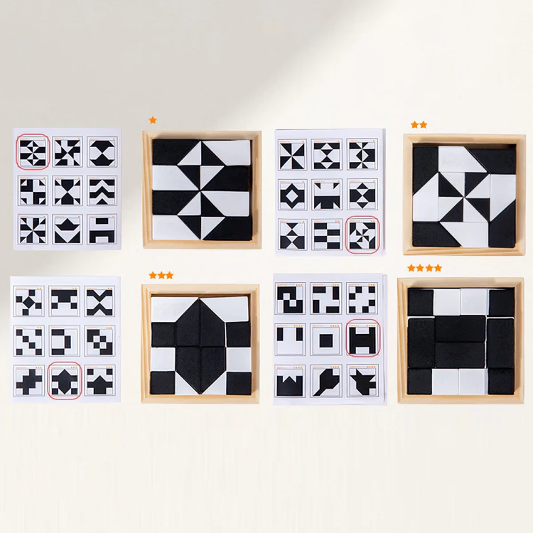 BrainBlocks⢠| Montessori 3D puzzel blokken