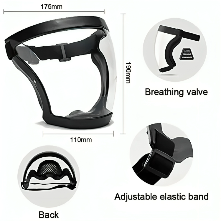 TIJDELIJK 50% KORTING | VisionArmor™ | Mistwerend gelaatsscherm