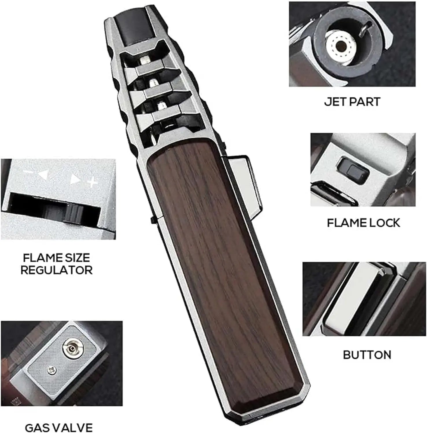 TIJDELIJK 50% KORTING | BlazePro⢠| Torch Blauwe Vlam Gasaansteker