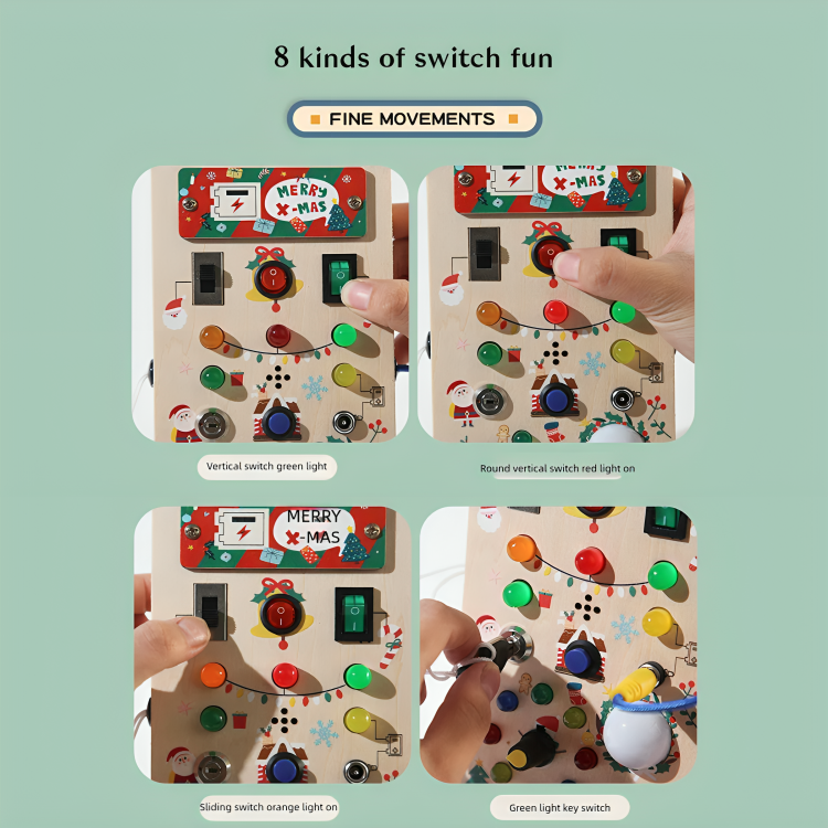 TIJDELIJK 50% KORTING | SwitchPlay™ | Montessori LED activiteitenbord voor kinderen