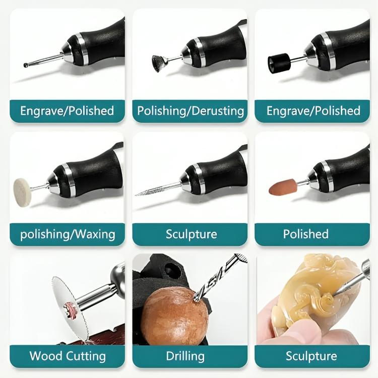 TIJDELIJK 50% KORTING | CraftScribe™ | Draagbare graveerpen