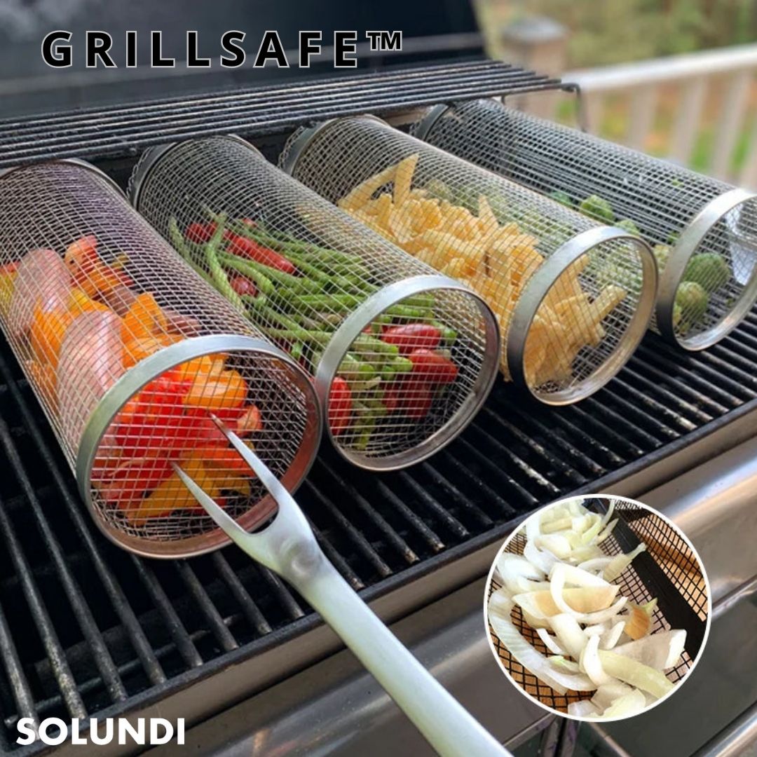 GrillSafe⢠- Roestvrijstalen grillmand