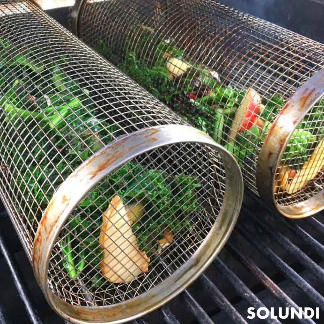 GrillSafe⢠- Roestvrijstalen grillmand