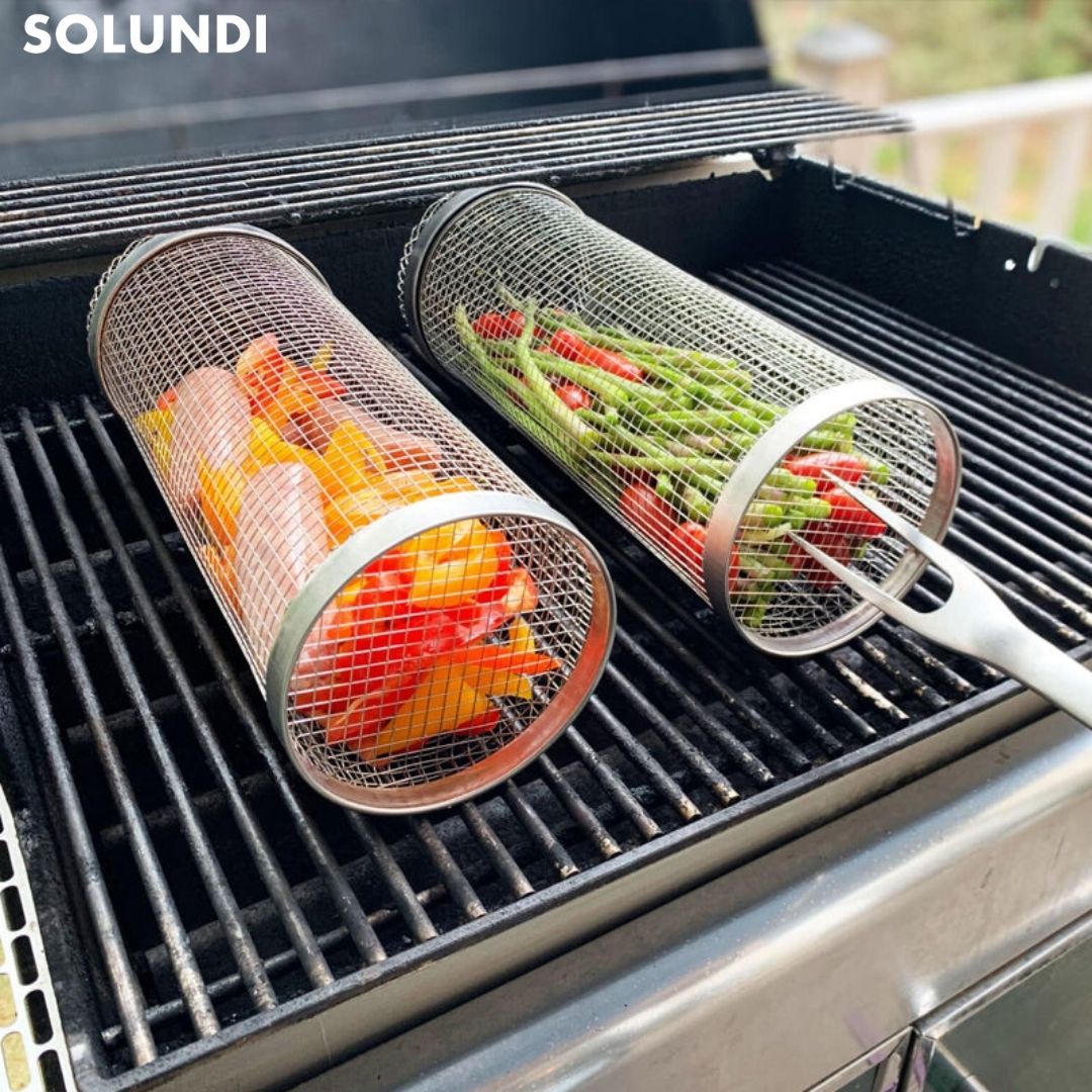 GrillSafe⢠- Roestvrijstalen grillmand