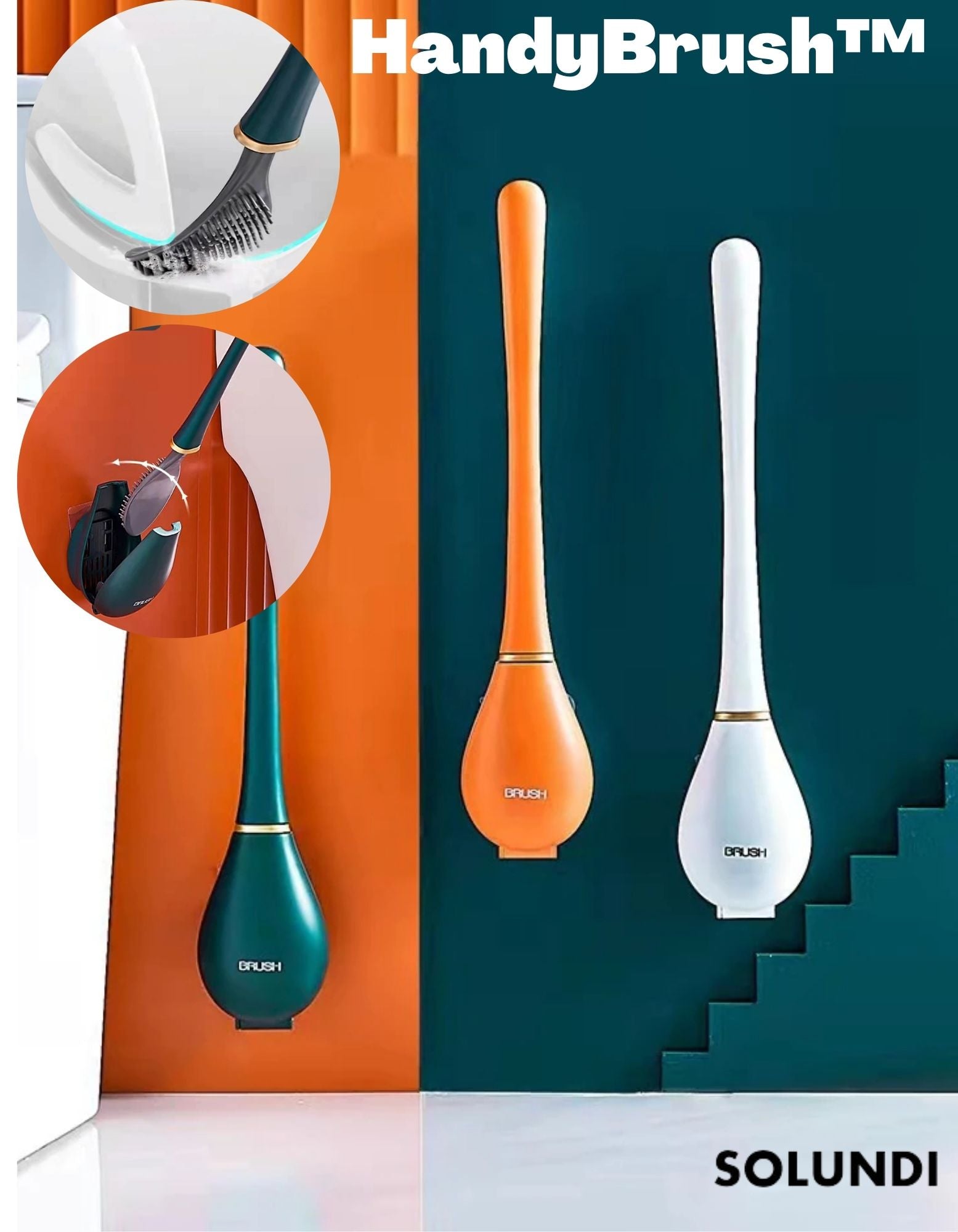 HandyBrush™ - Reinig uw toilet in een handomdraai