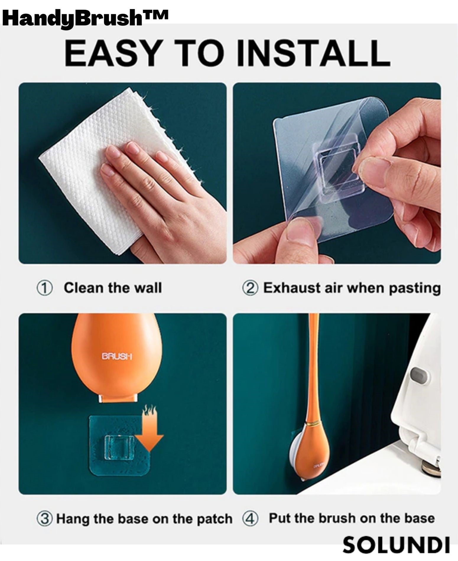 HandyBrush™ - Reinig uw toilet in een handomdraai
