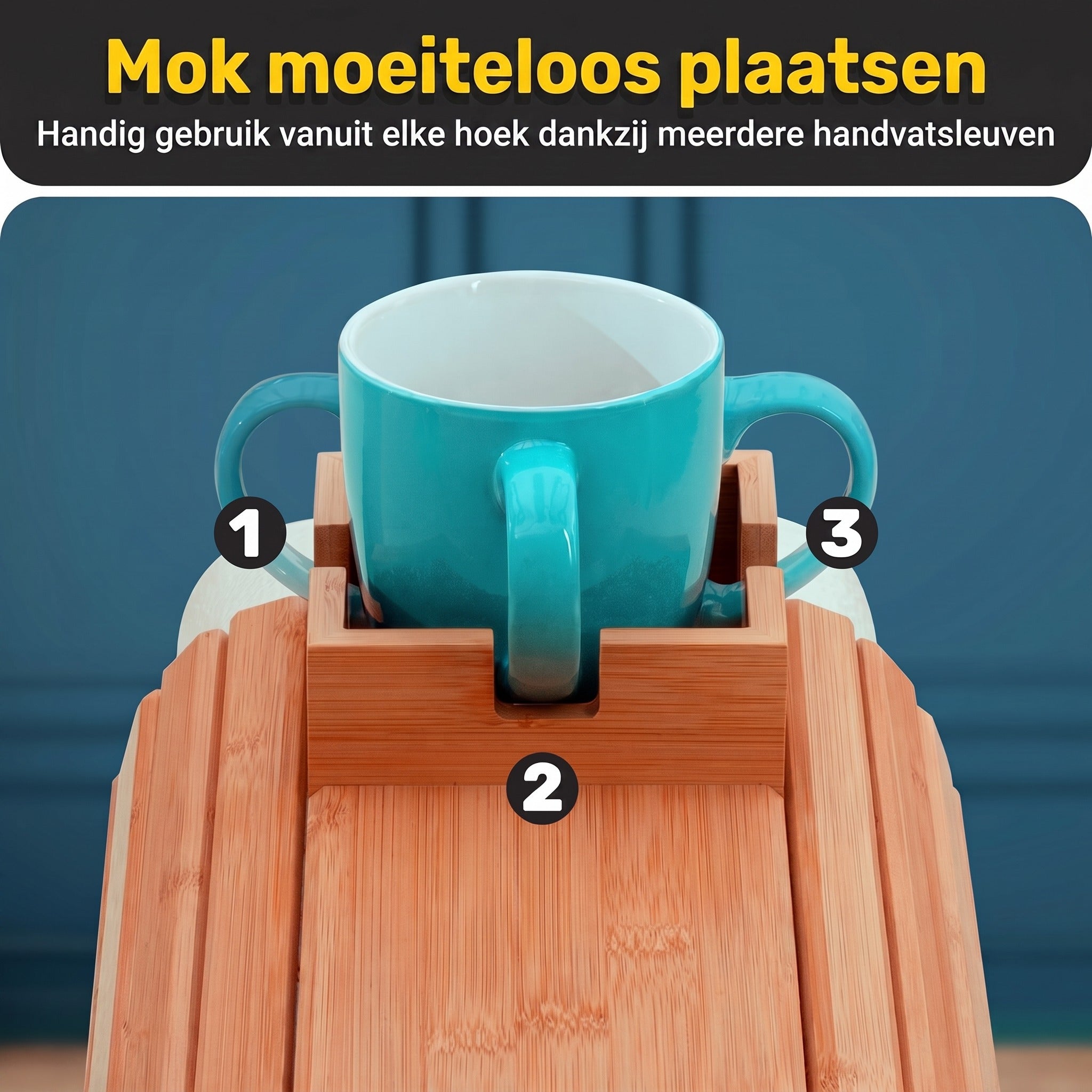 TIJDELIJK 50% KORTING | LoungeTray™ - Houten Bankblad