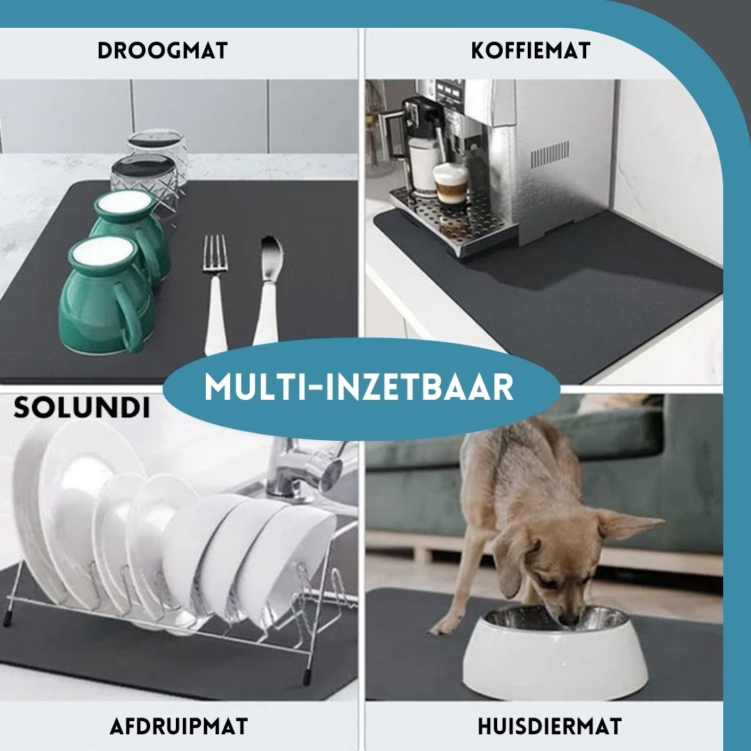 2-in-1 AbsorbaMat™ - Nooit meer afdrogen!