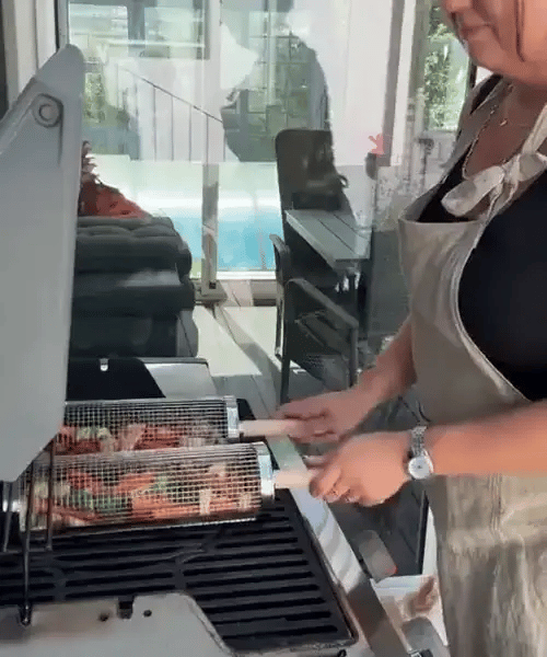 1 + 1 GRATIS VANDAAG  GrillBarrel™ - Rollende Grillmand