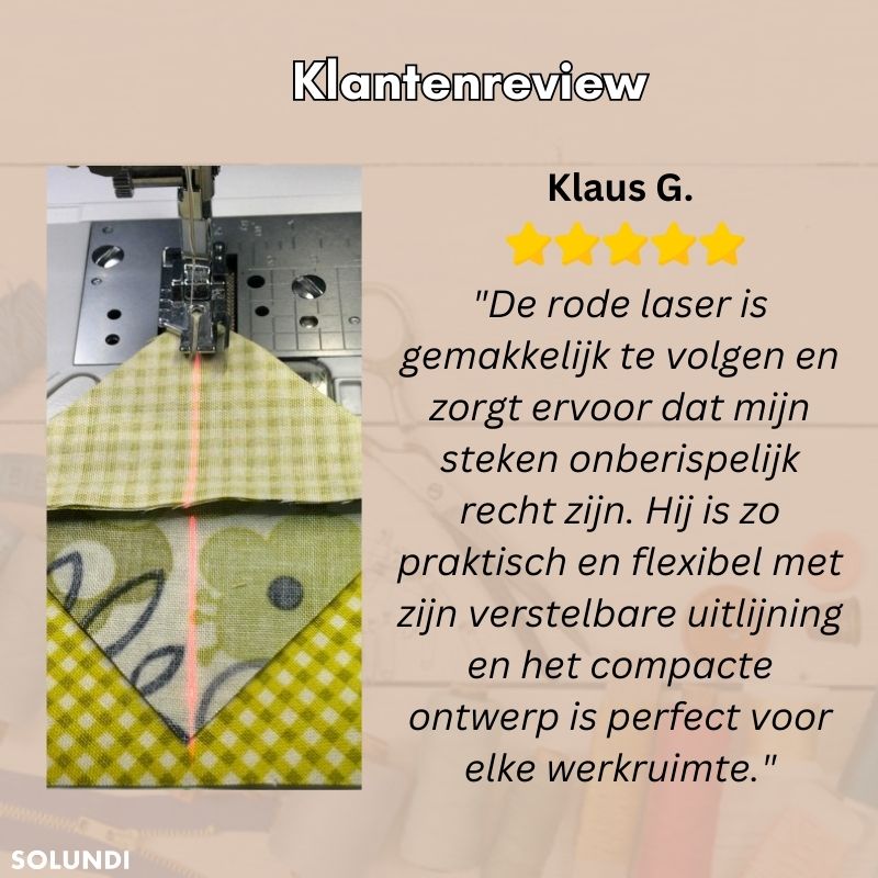 QuiltPerfect™ - Lasergids voor handwerk | 70% korting laatste dag!