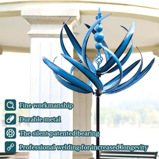 TIJDELIJK 50% KORTING | LotusSpinner™ | Ervaar de pracht van de Lotus windwijzer