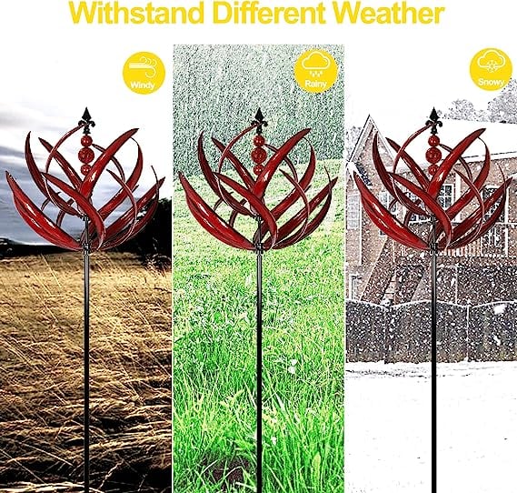 TIJDELIJK 50% KORTING | LotusSpinner™ | Ervaar de pracht van de Lotus windwijzer