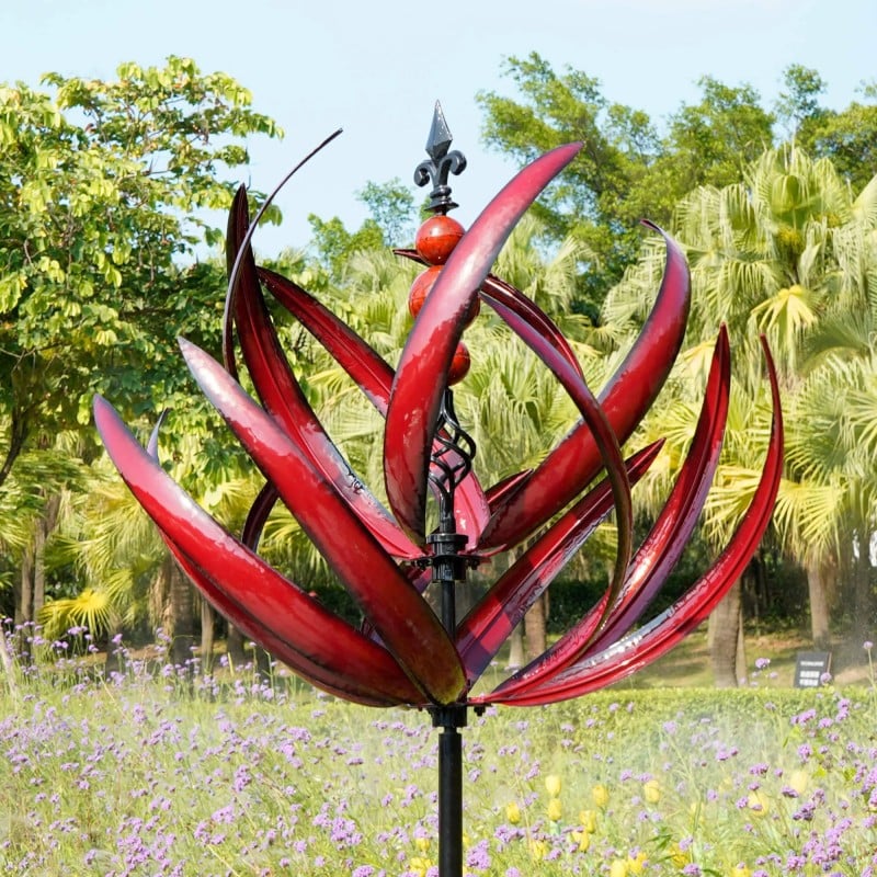TIJDELIJK 50% KORTING | LotusSpinner™ | Ervaar de pracht van de Lotus windwijzer