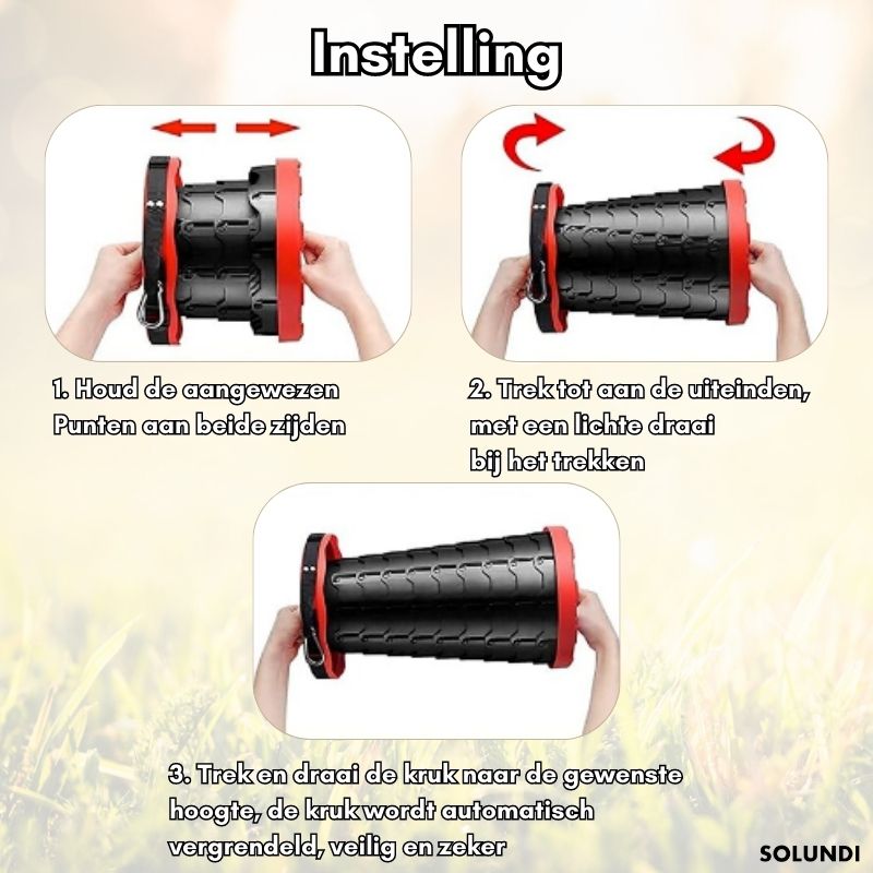 TIJDELIJK 50% KORTING | WanderSeat™ | De compacte opvouwbare kruk