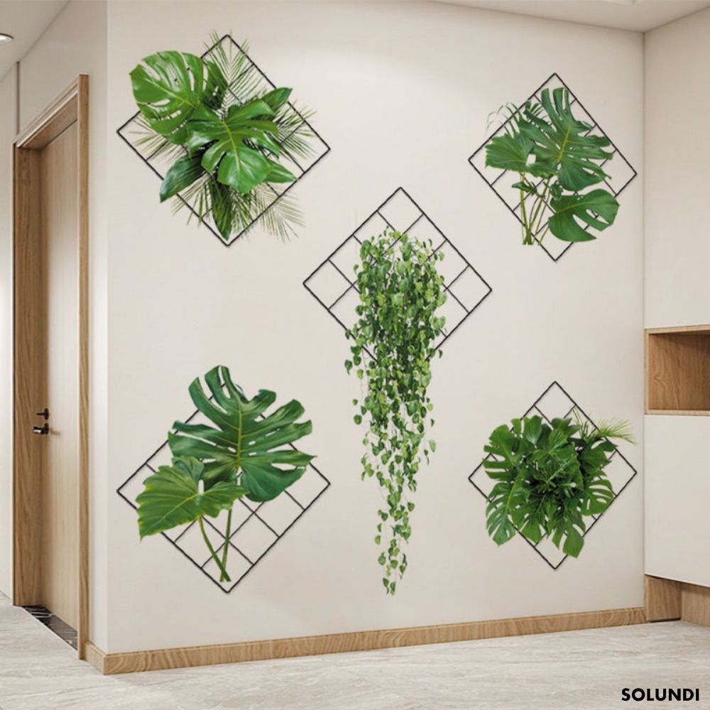 BotanicaLuxe™ - 3D Groene Planten Muursticker
