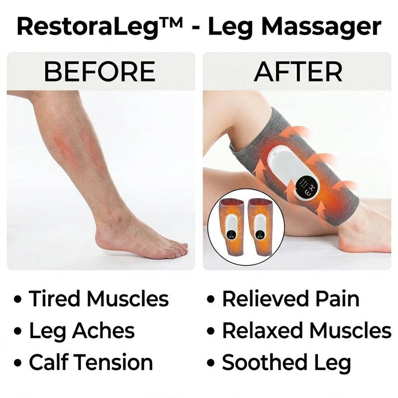 TIJDELIJK 50% KORTING | RestoraLeg™ - Beenmassageapparaat
