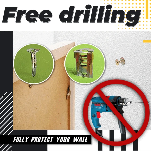 TIJDELIJK 50% KORTING | InstaDrill™ - Zelfborende pluggen