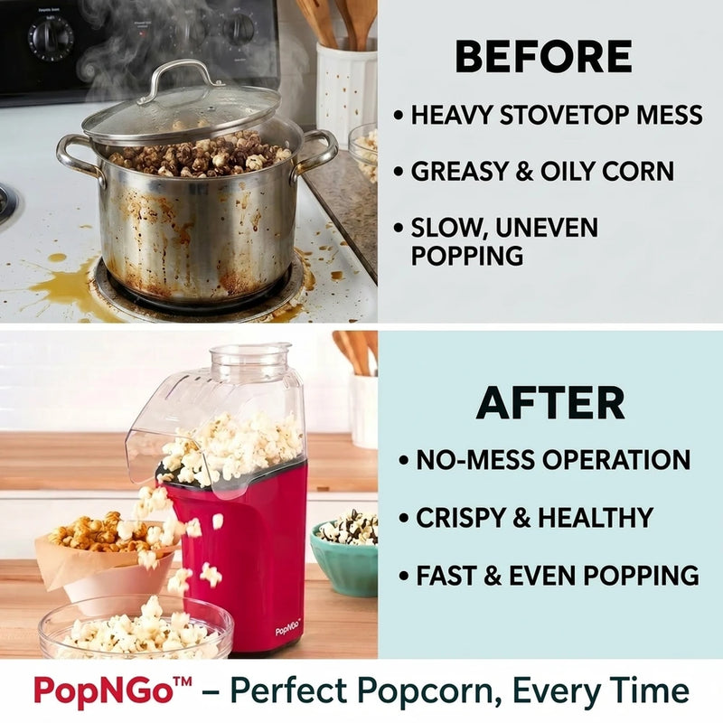 TIJDELIJK 50% KORTING | PopNGo™ - Popcornmachine