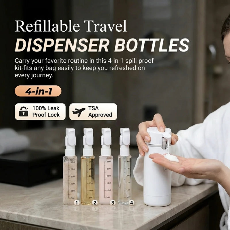 1 + 1 GRATIS VANDAAG | OneBottle™ - Reisdispenser