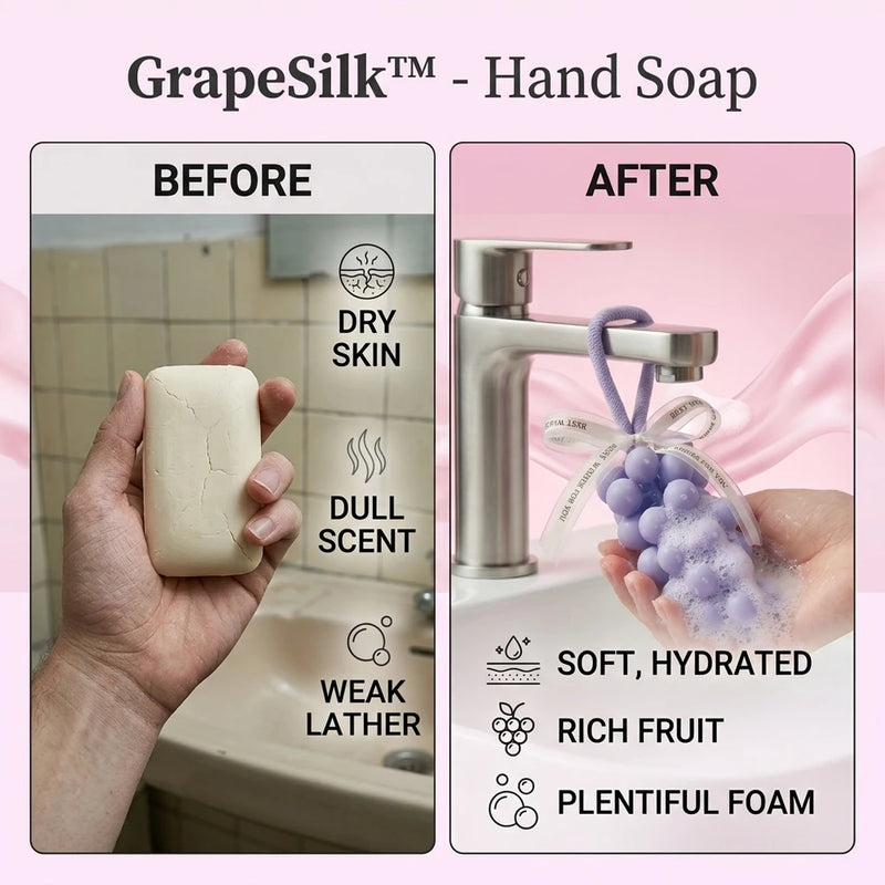 TIJDELIJK 50% KORTING | GrapeSilk™ - Handzeep