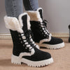 TEST - Plus Size Furry Warm Mid-Calf Snow Boots