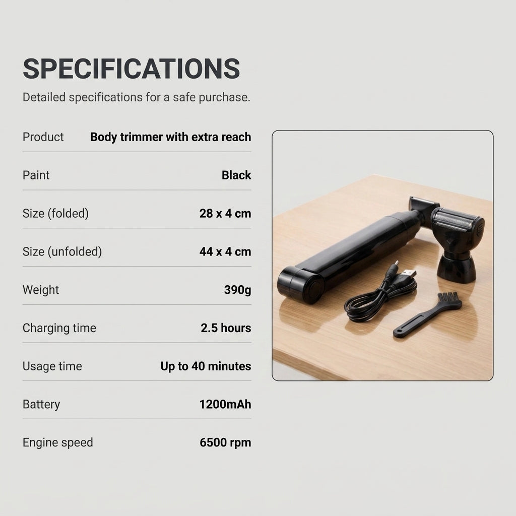 TIJDELIJK 50% KORTING | BackBlade™ - Bodytrimmer