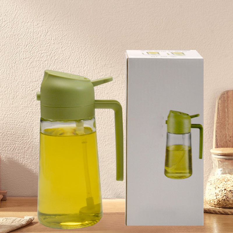TIJDELIJK 50% KORTING | Splash&Drizzle™ | 2 in 1 Oliespuitfles En Glazen Dispenser
