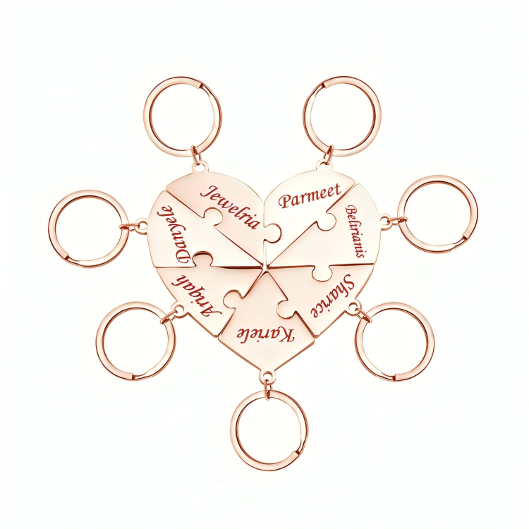 LoveFragment™ | Gepersonaliseerde hartpuzzelketting