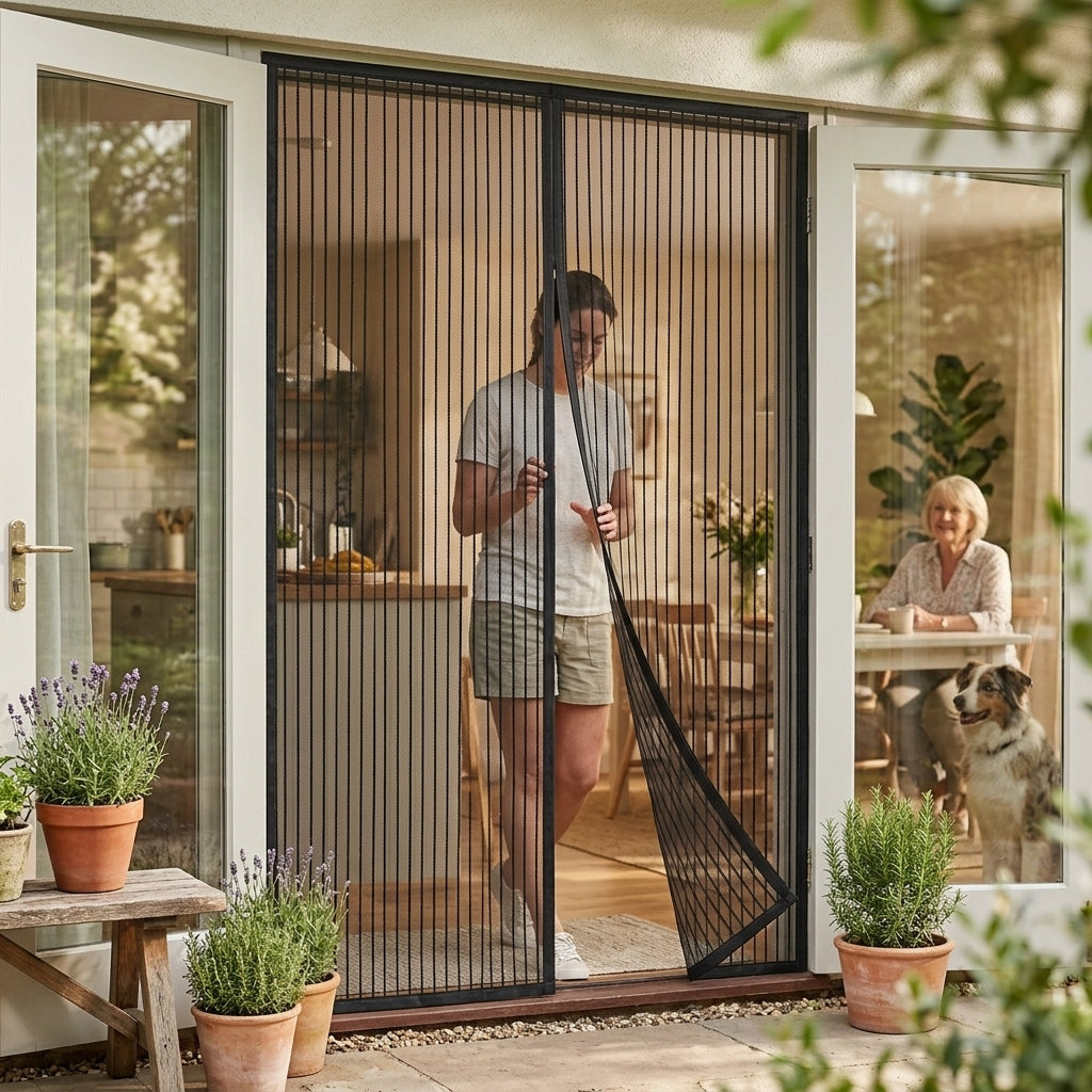 1 + 1 GRATIS VANDAAG | DoorMesh™ - Magnetisch Insectengaas