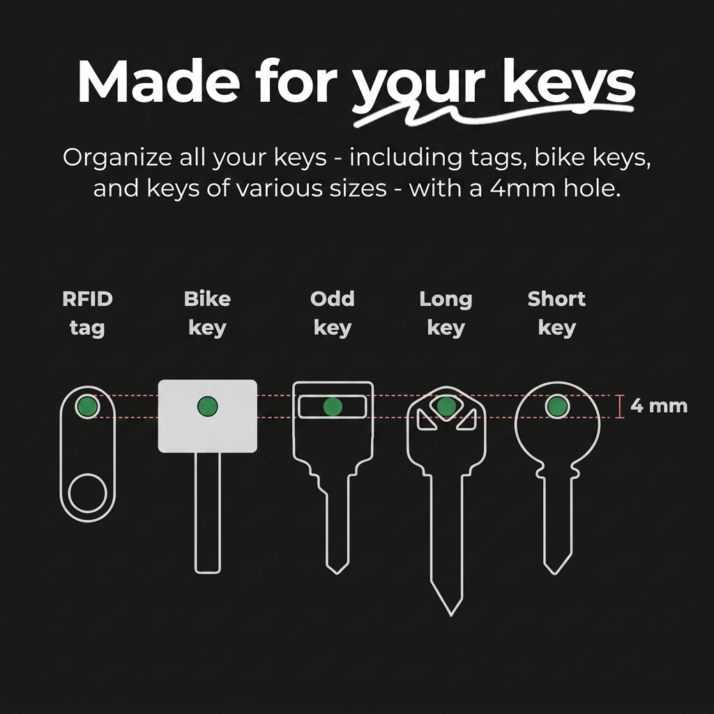 TIJDELIJK 50% KORTING | KeyFind™ - Traceerbare sleutelorganizer