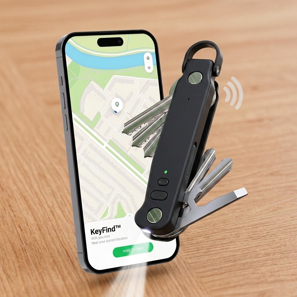 TIJDELIJK 50% KORTING | KeyFind™ - Traceerbare sleutelorganizer