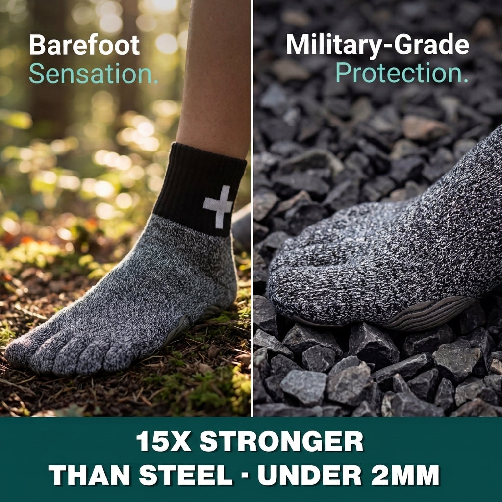 1 + 1 GRATIS VANDAAG | BareStep™ - Barefoot sokken