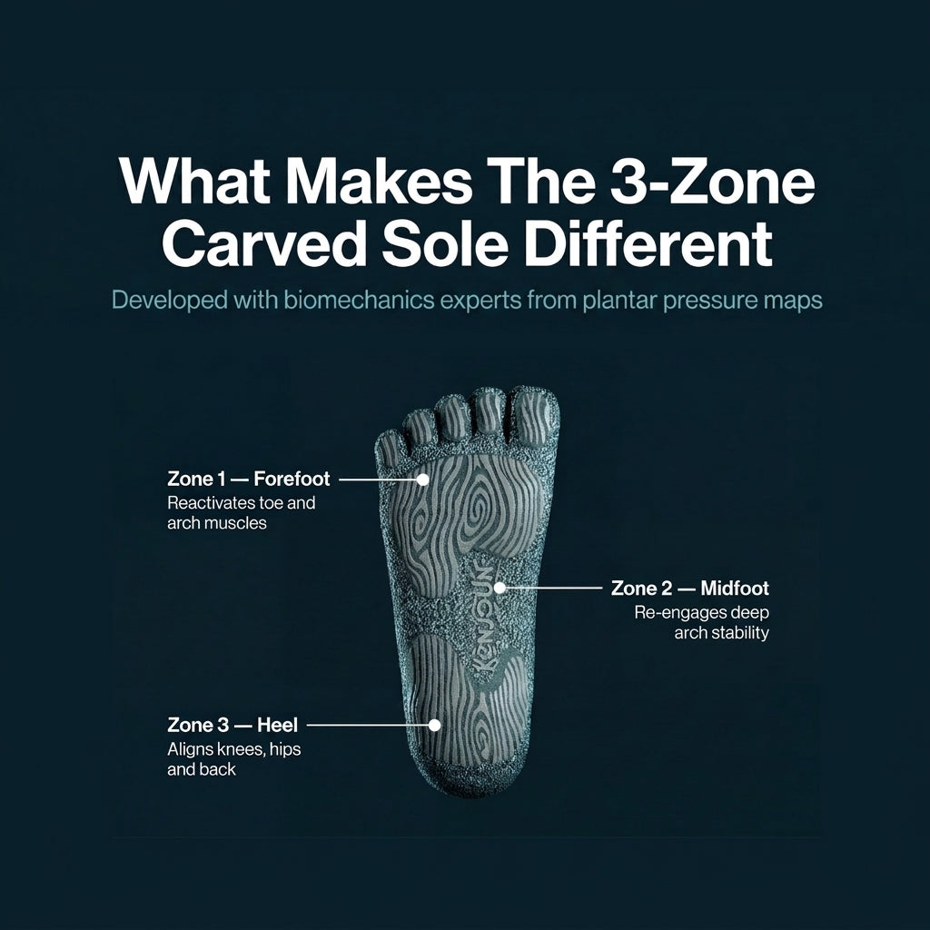1 + 1 GRATIS VANDAAG | BareStep™ - Barefoot sokken