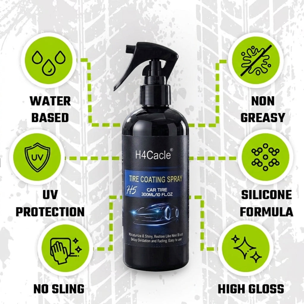 1 + 1 GRATIS VANDAAG | TireShine™ - Bandenglans Dressing