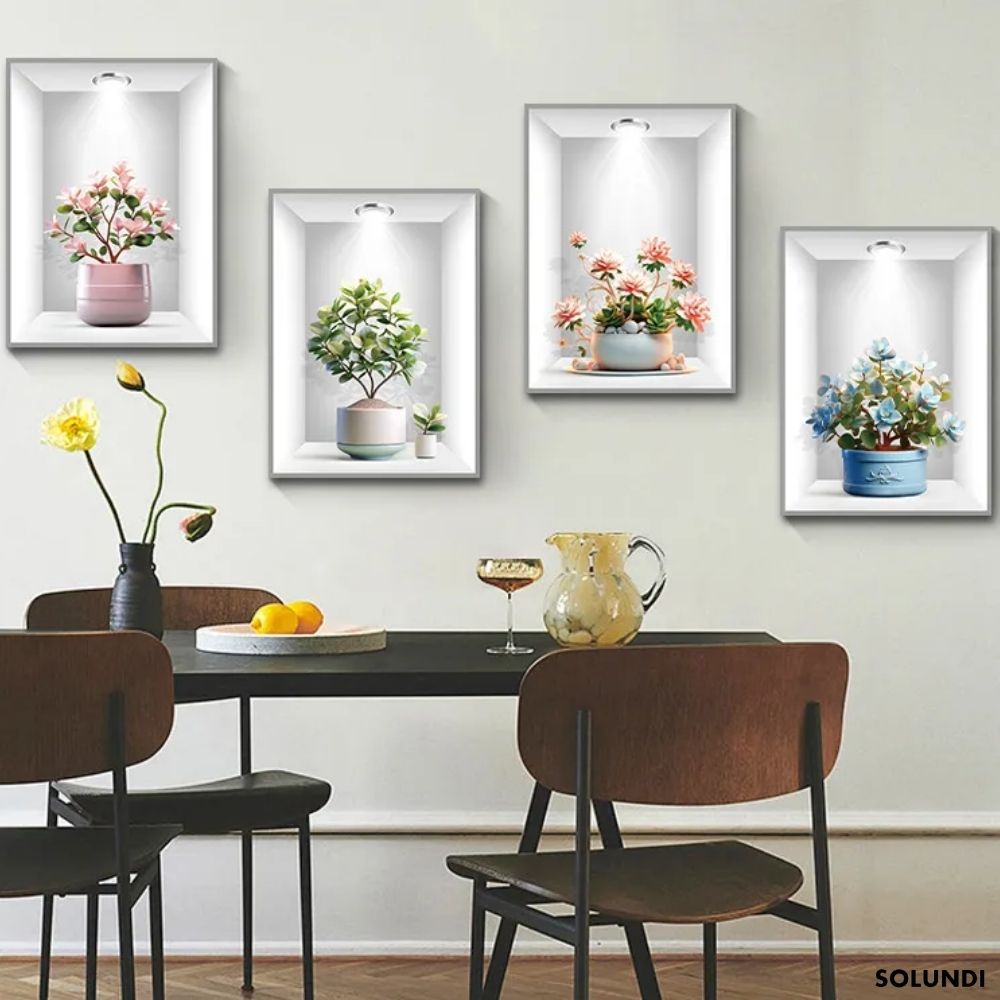 BotanicaLuxe™ - 3D Groene Planten Muursticker