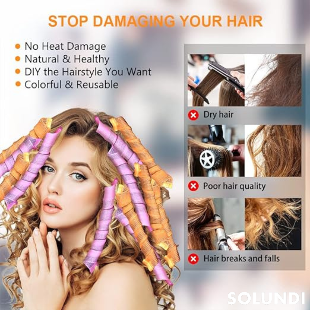 50% KORTING VANDAAG | CurlWand™ | Snel, lang-houdende krullen zonder hitte!