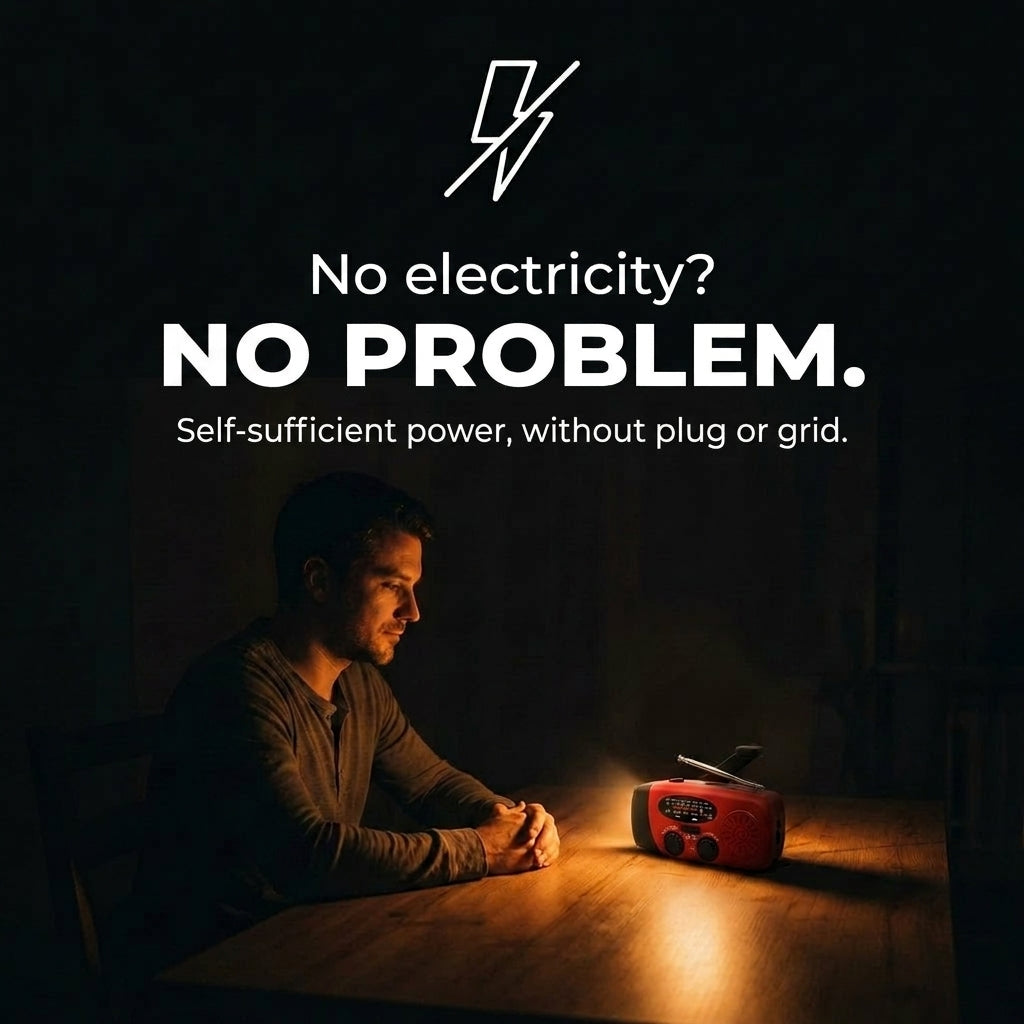 TIJDELIJK 50% KORTING | PowerRescue™ - Multifunctionele noodradio